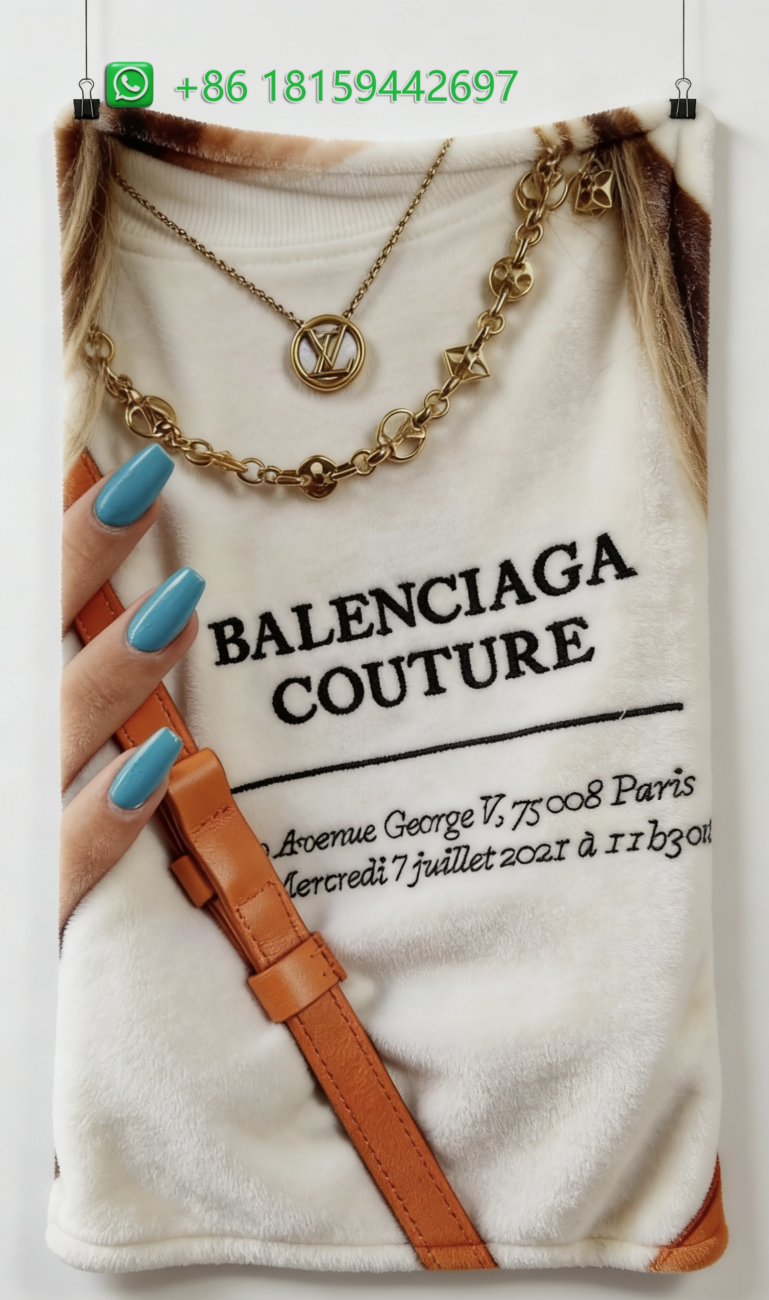 Balenciaga Throw Blankets